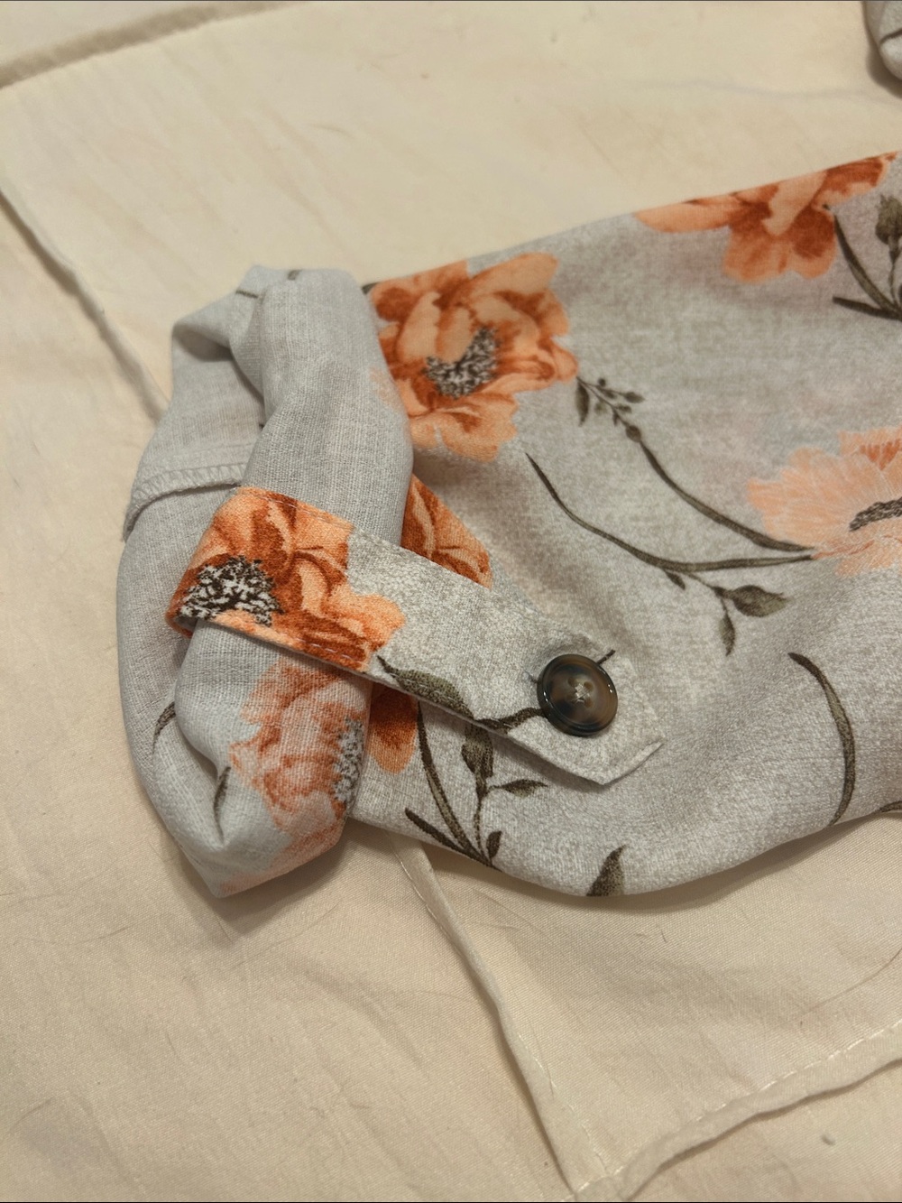 Floral Button-Front Top - Picture 4 of 4